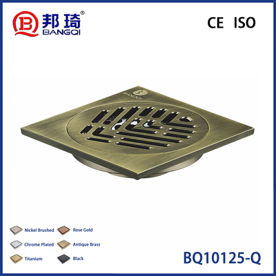 ভালো দাম BQ10125-Q ব্রাস ফ্লোর ড্রেন অনলাইন